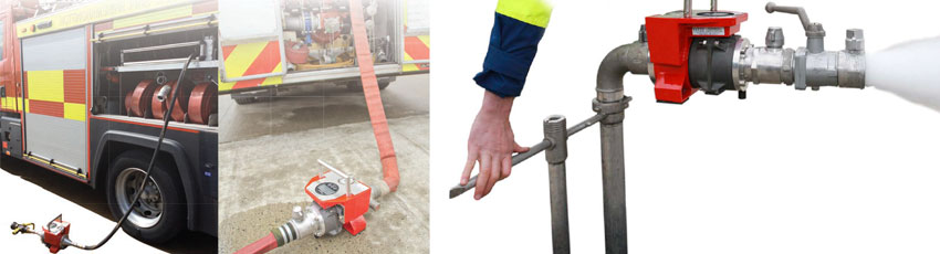 Hydrant Test Meter in use